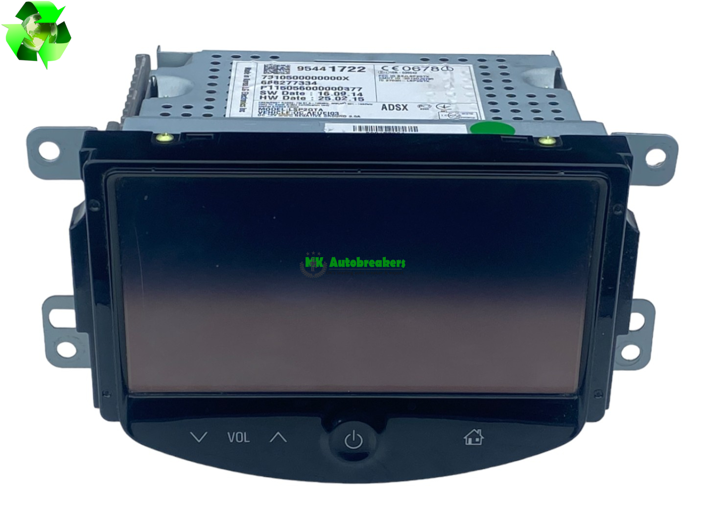 Vauxhall Corsa Multimedia Head Unit 95441722 Genuine 2016