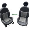 Fiat 500 complete interior seat set 71769046 half leather genuine 2013