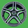 Mercedes a-class alloy wheel a1774011500 7. 5jx18 genuine 2020