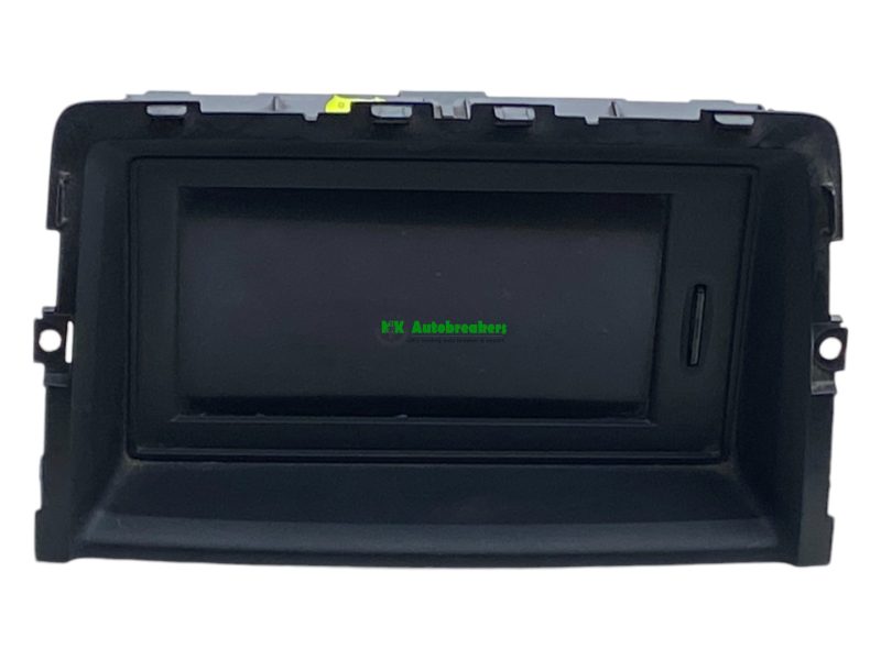 Renault trafic sat nav display screen & remote 259151852r genuine 2011