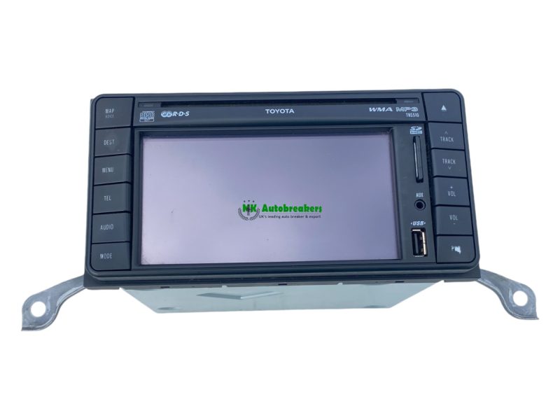 Toyota avensis radio cd player head unit 86113-60v860 genuine 2012