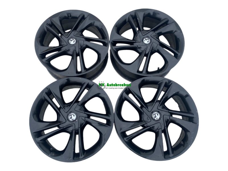 Vauxhall corsa alloy wheel 17'' 13380638 set genuine 2016