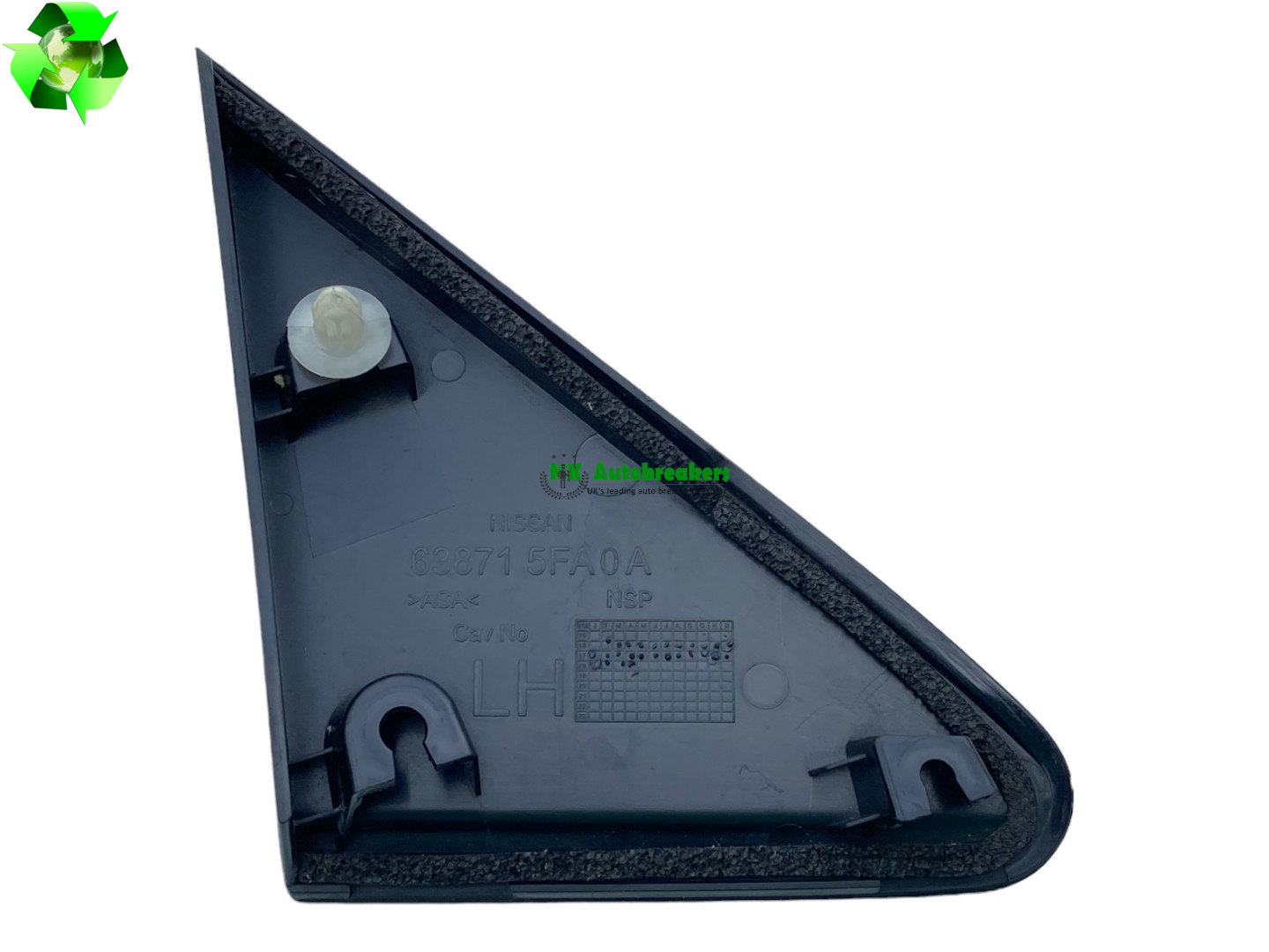 Nissan Micra Wing Mirror Trim 638715FA0A Left Genuine 2018