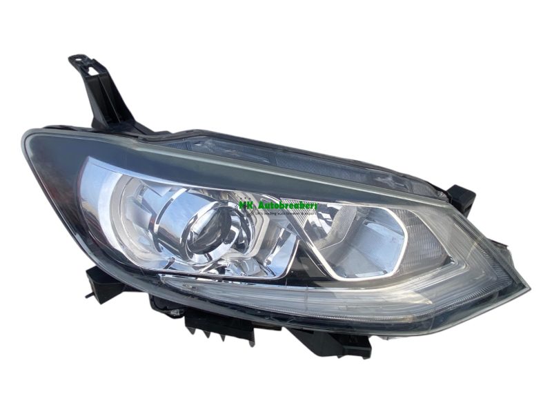 Nissan pulsar headlight 260103zp5a right genuine 2017