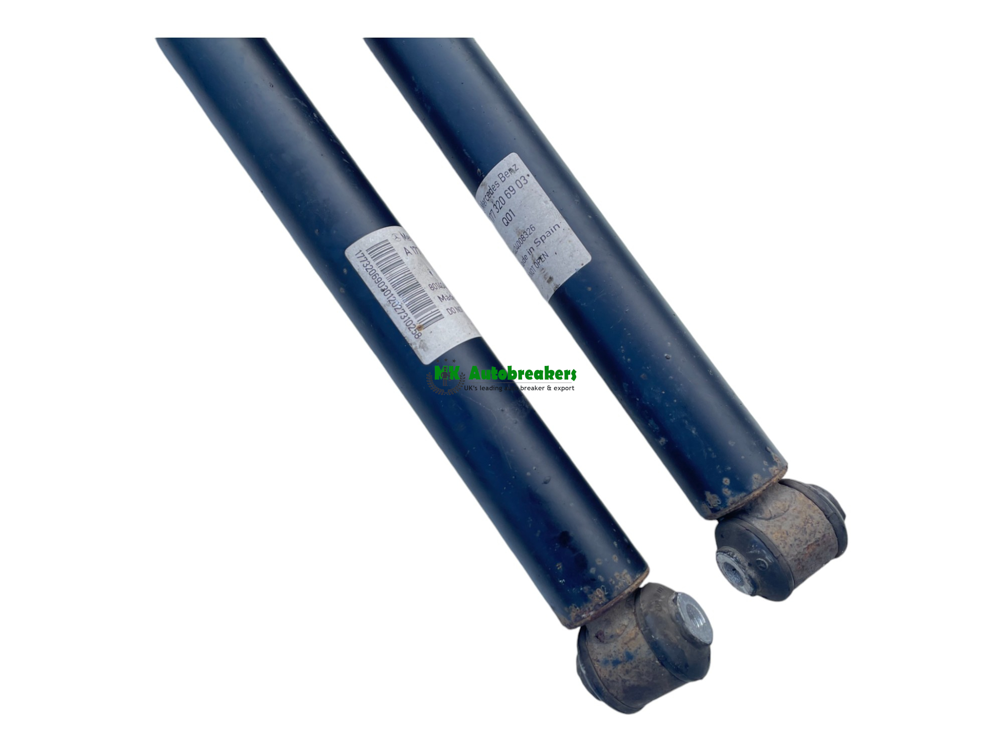 Mercedes A-Class Shock Absorber A1773206903 Rear Pair Genuine 2020