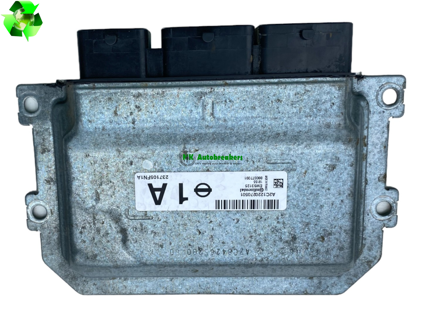 Nissan Micra Engine Control Module 237105FN1A Genuine 2019