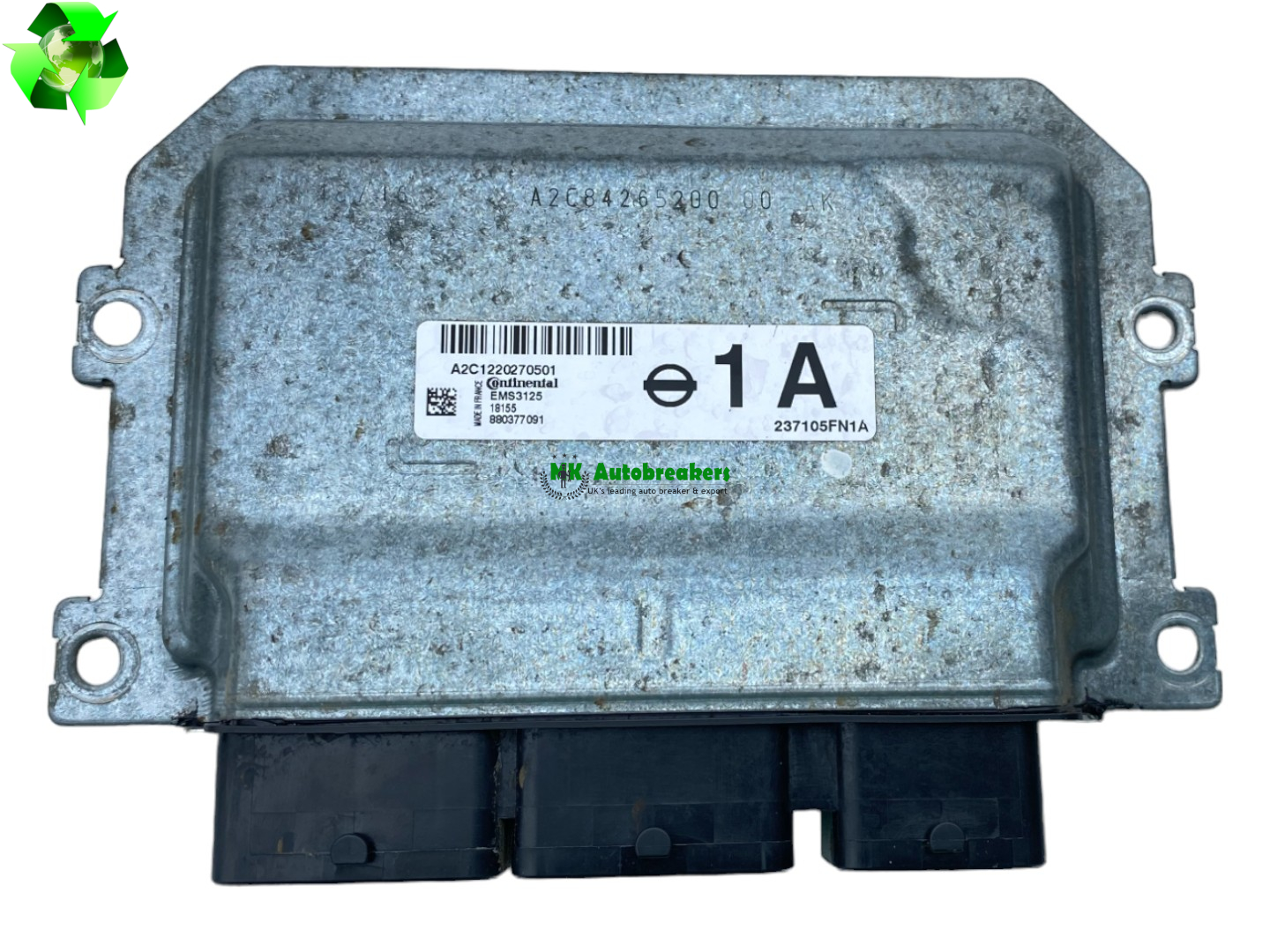 Nissan Micra Engine Control Module 237105FN1A Genuine 2019