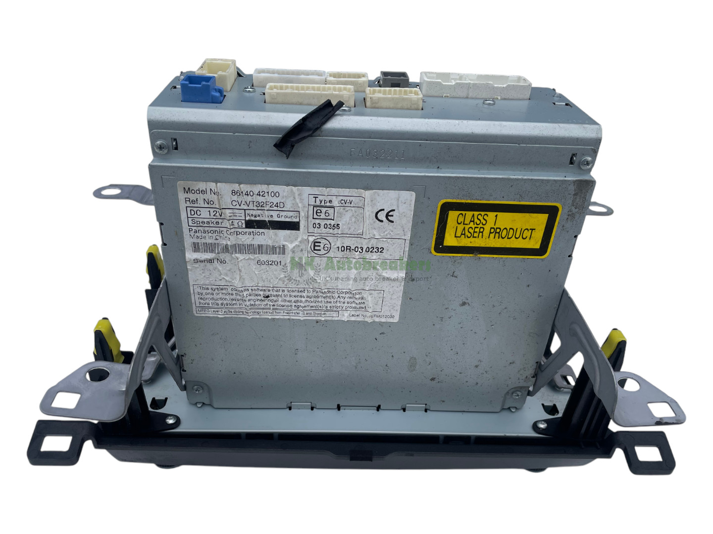 Toyota RAV 4 Multimedia SAT NAV Head Unit 86140-42100 Genuine 2013