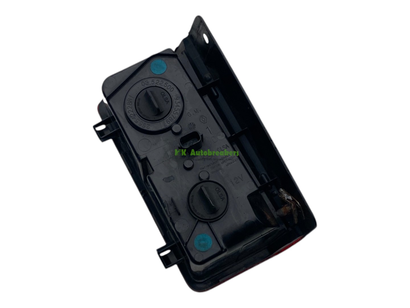 Vauxhall Vivaro Rear Fog Light 934557897 Right Genuine 2016