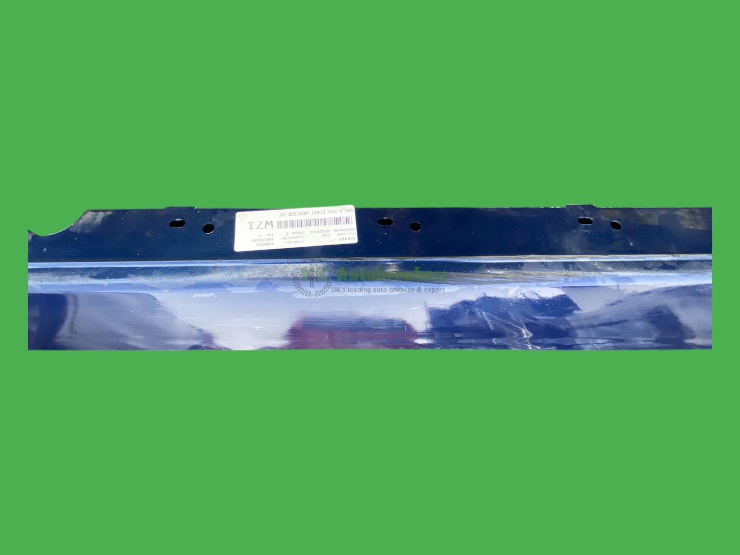 BMW 1 Series F20 Side Skirt 7287828 Right Genuine 2016