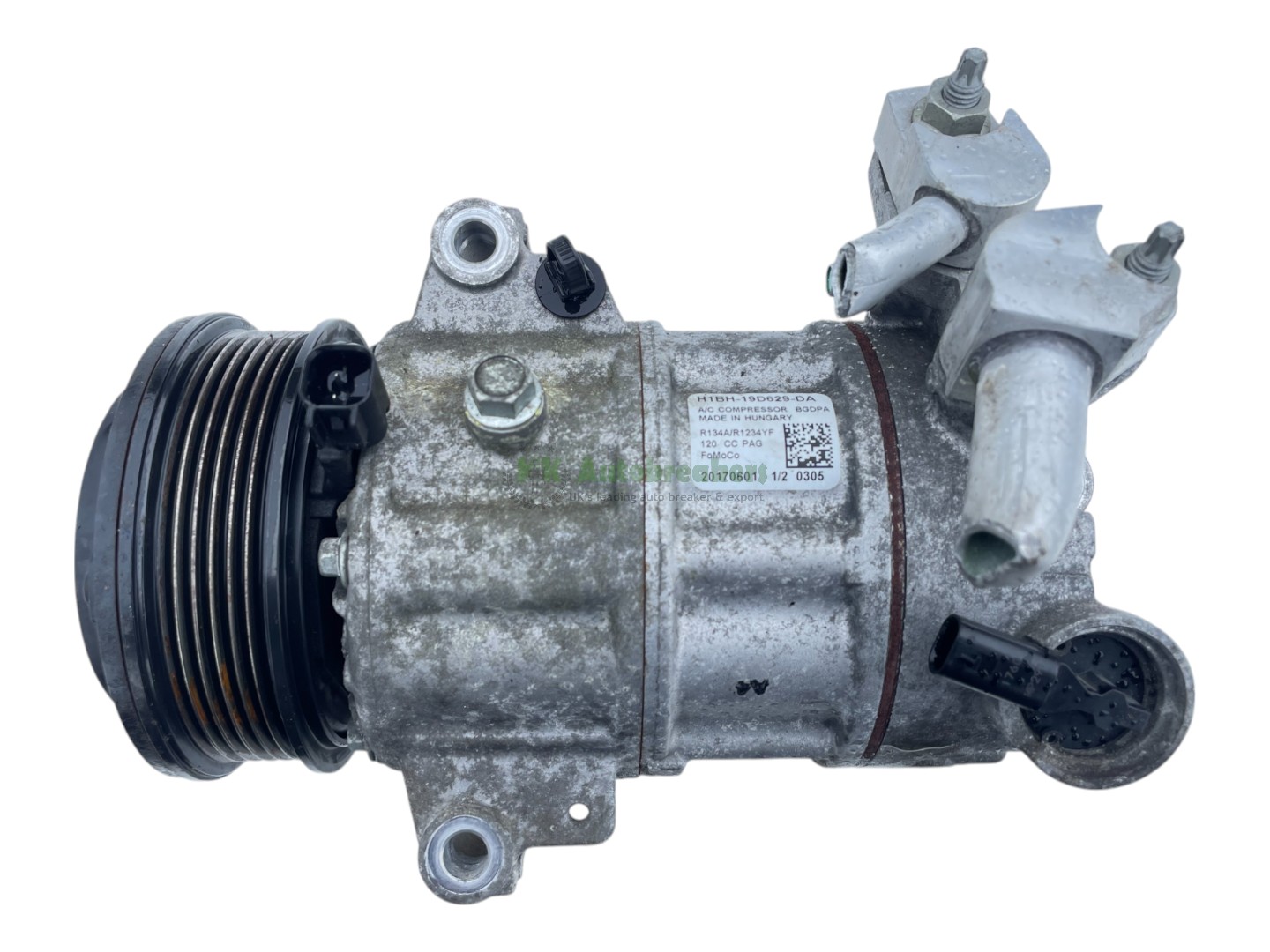 Ford Fiesta A/C Compressor Pump H1BH-19D629-DA Auto Genuine 2017