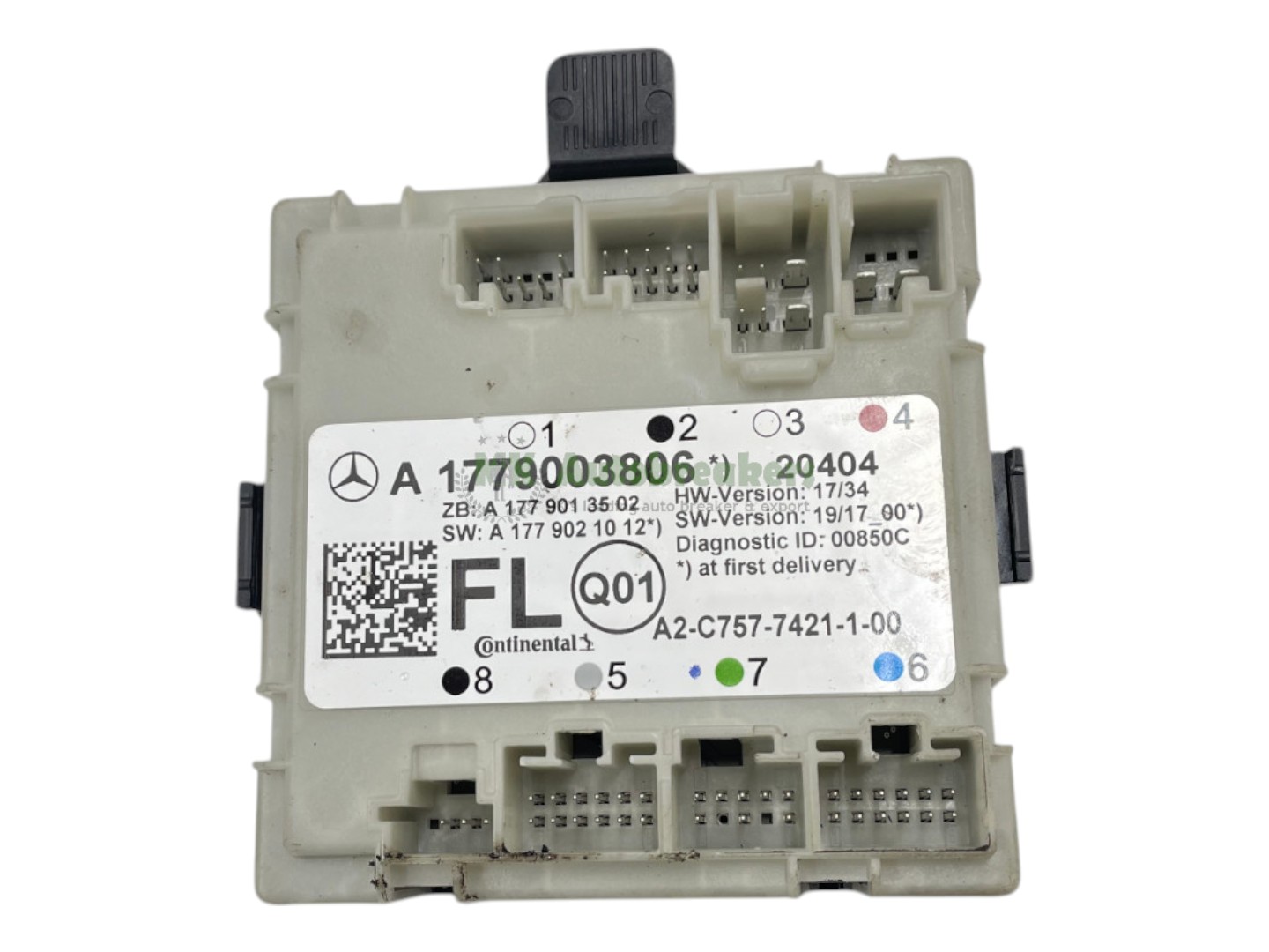 Mercedes CLA Door Control Module A1779003806 Front Left Genuine 2019