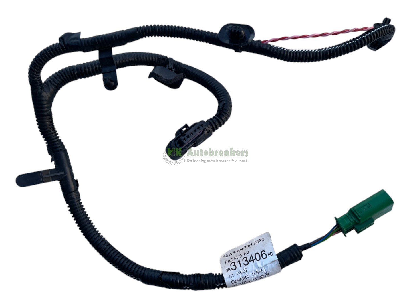 Peugeot 2008 Front Bumper Cable Loom 9831340680 Genuine 2024