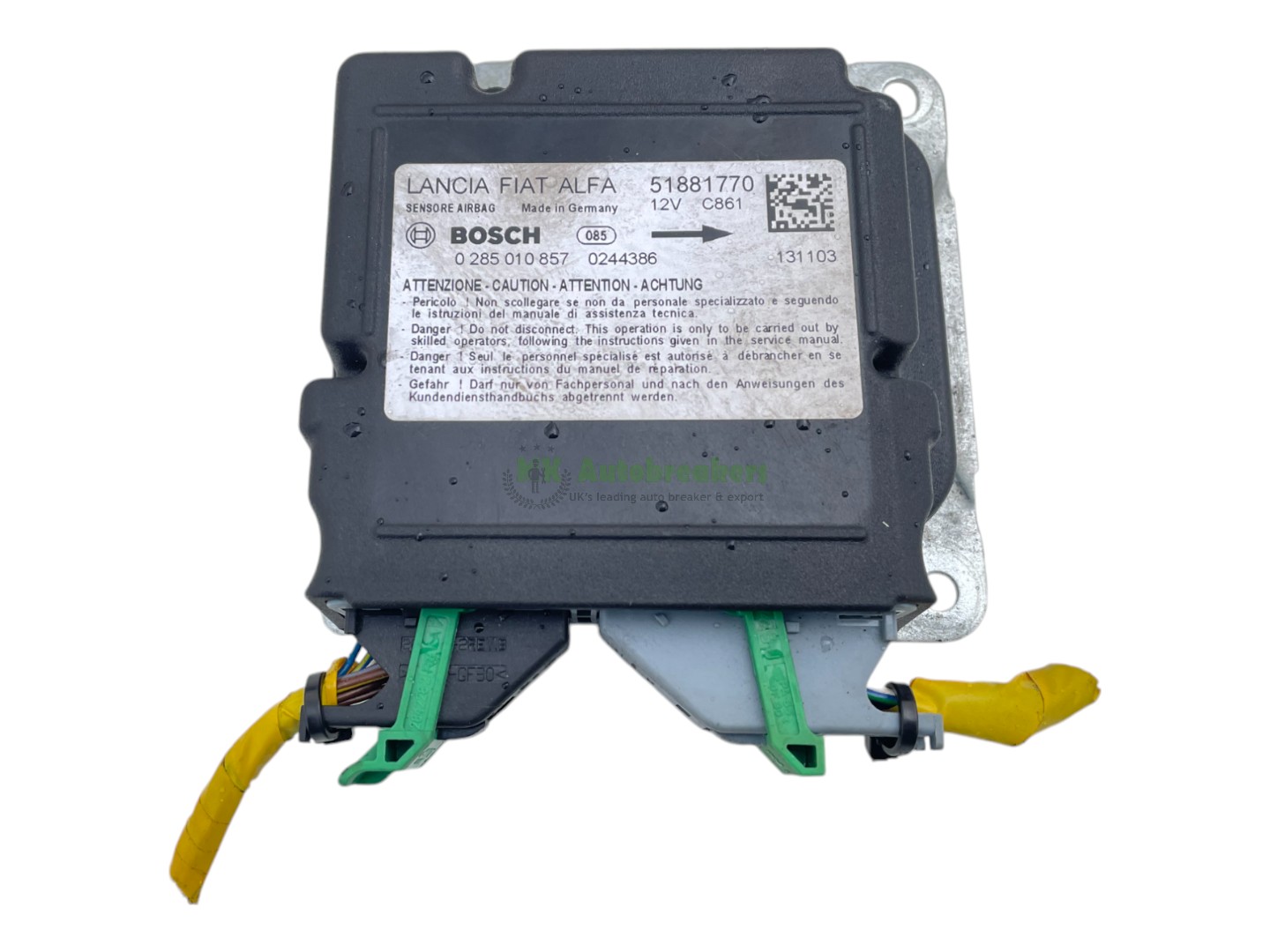 Vauxhall Combo Airbag Control Module 51881770 Genuine 2014