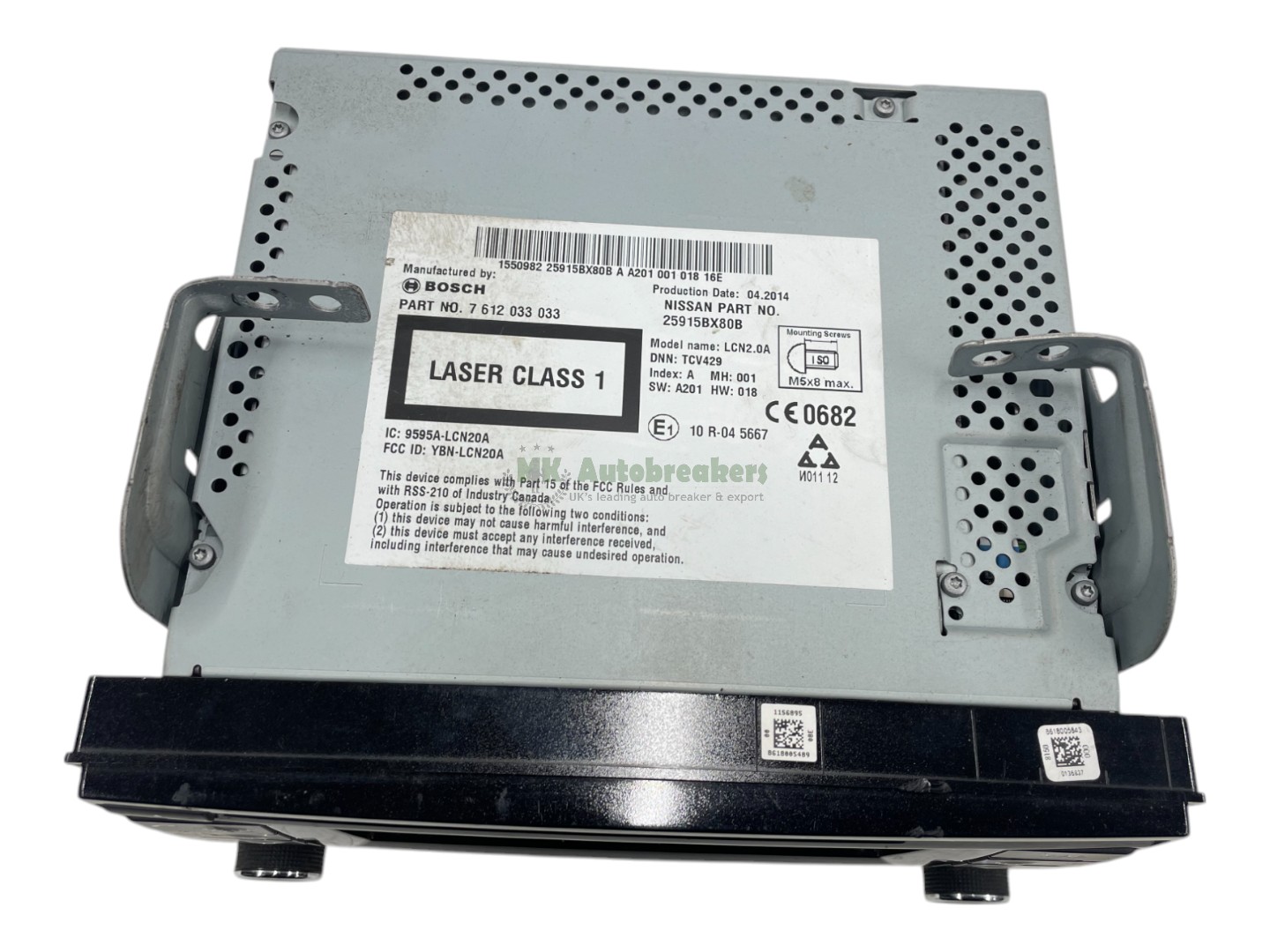 Nissan Juke Multimedia SAT NAV Head Unit 25915BX80B Genuine 2014