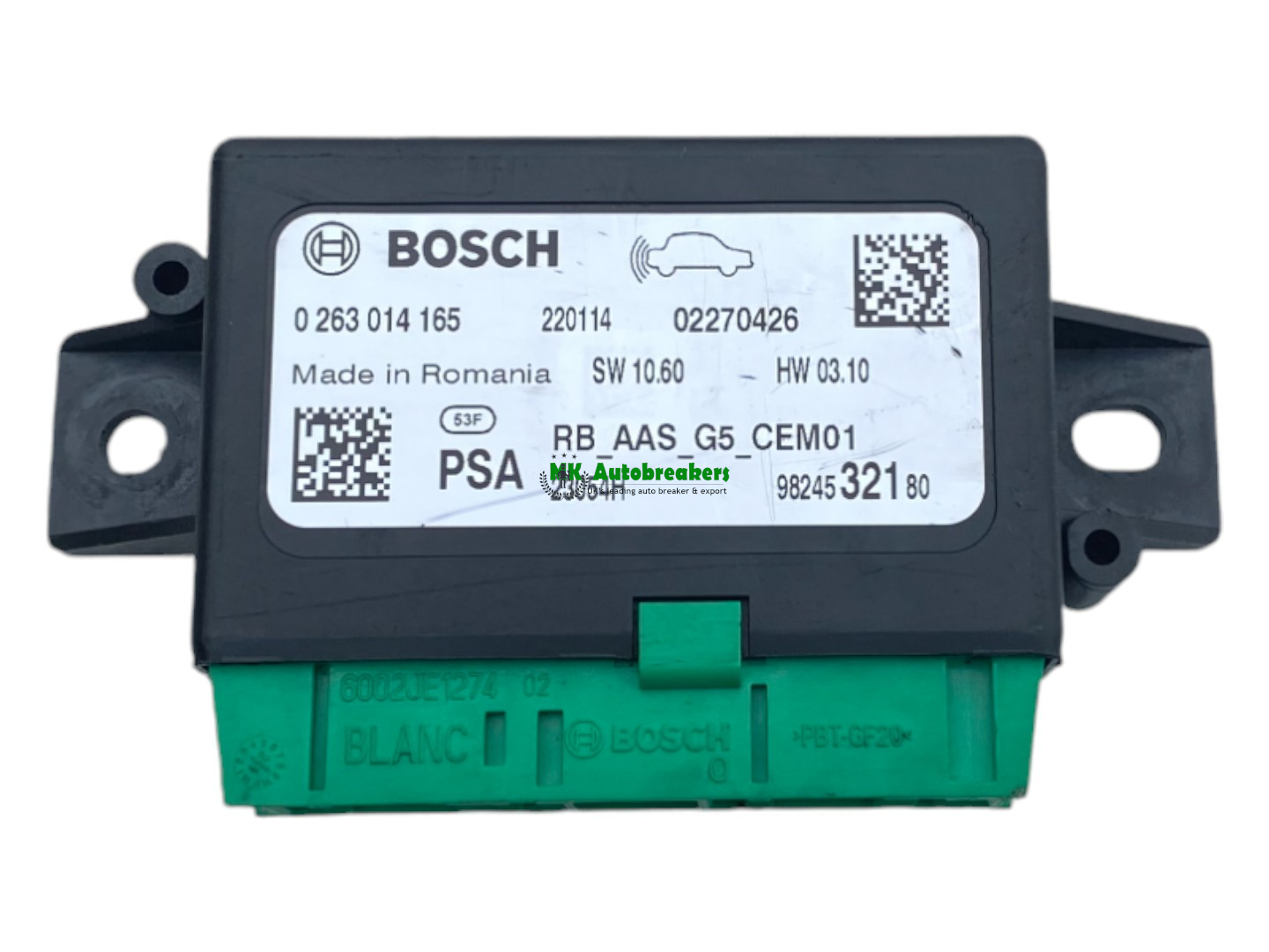 Vauxhall Crossland Parking Distance Control Module 9824532180 Genuine 2022