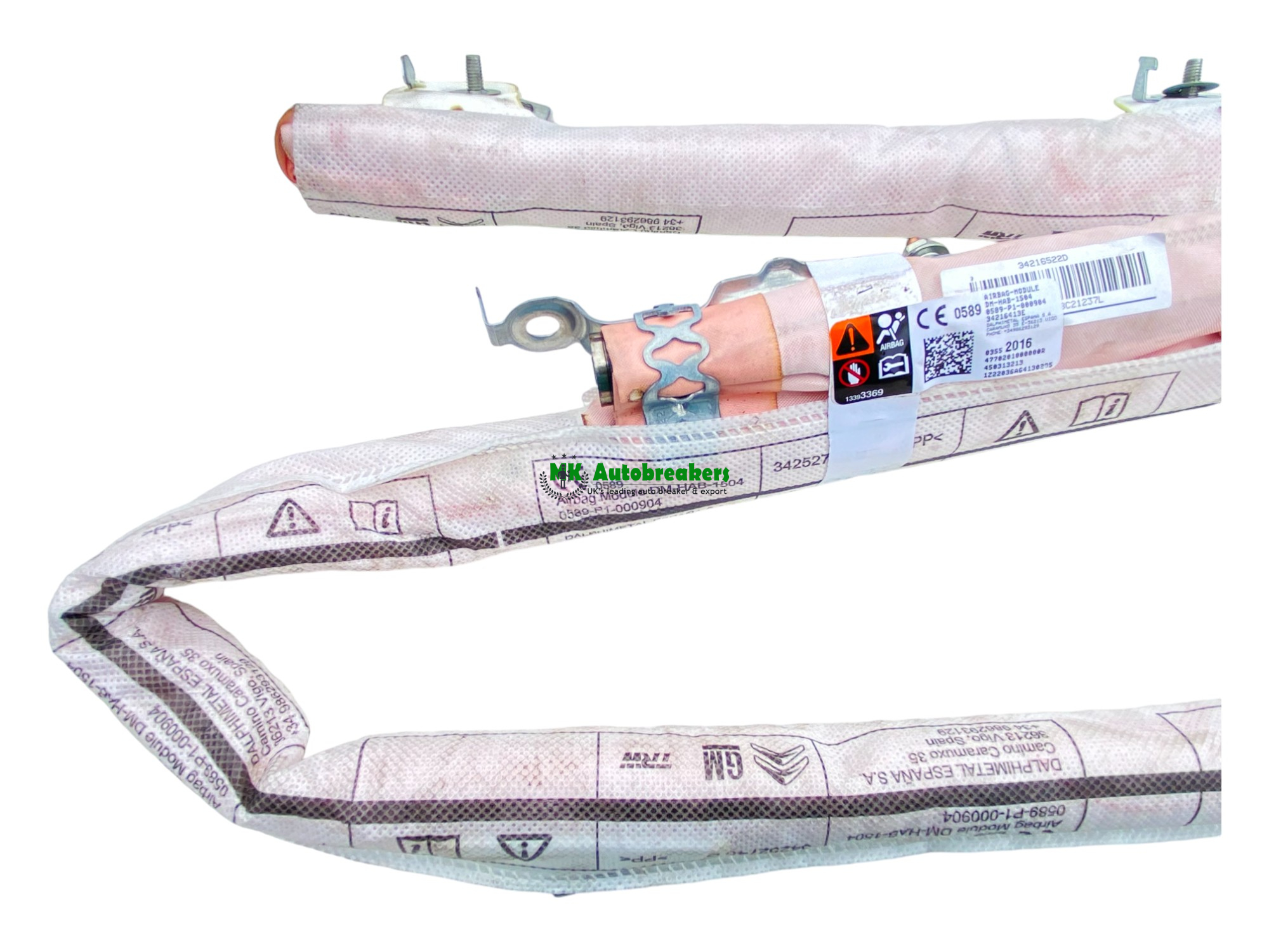 Vauxhall Crossland Roof Airbag Curtain 03552016 Right Genuine 2022