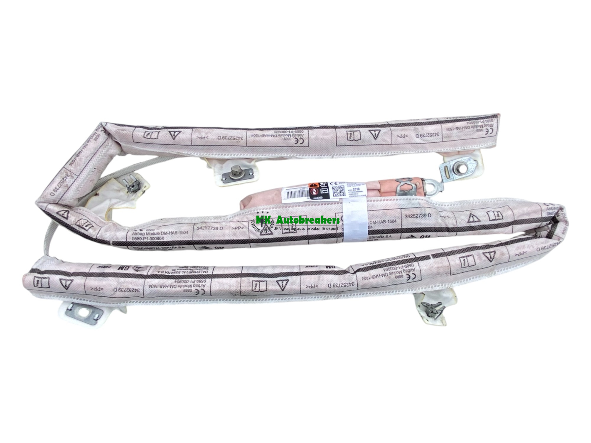 Vauxhall Crossland Roof Airbag Curtain 03552018 Left Genuine 2022