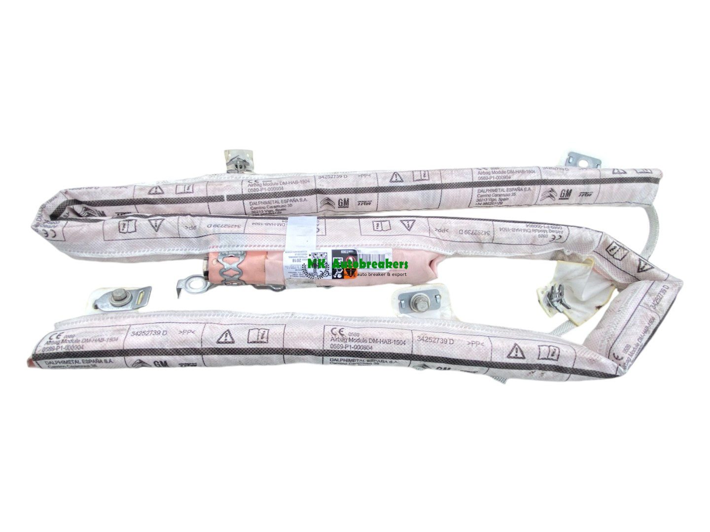 Vauxhall Crossland Roof Airbag Curtain 03552018 Left Genuine 2022