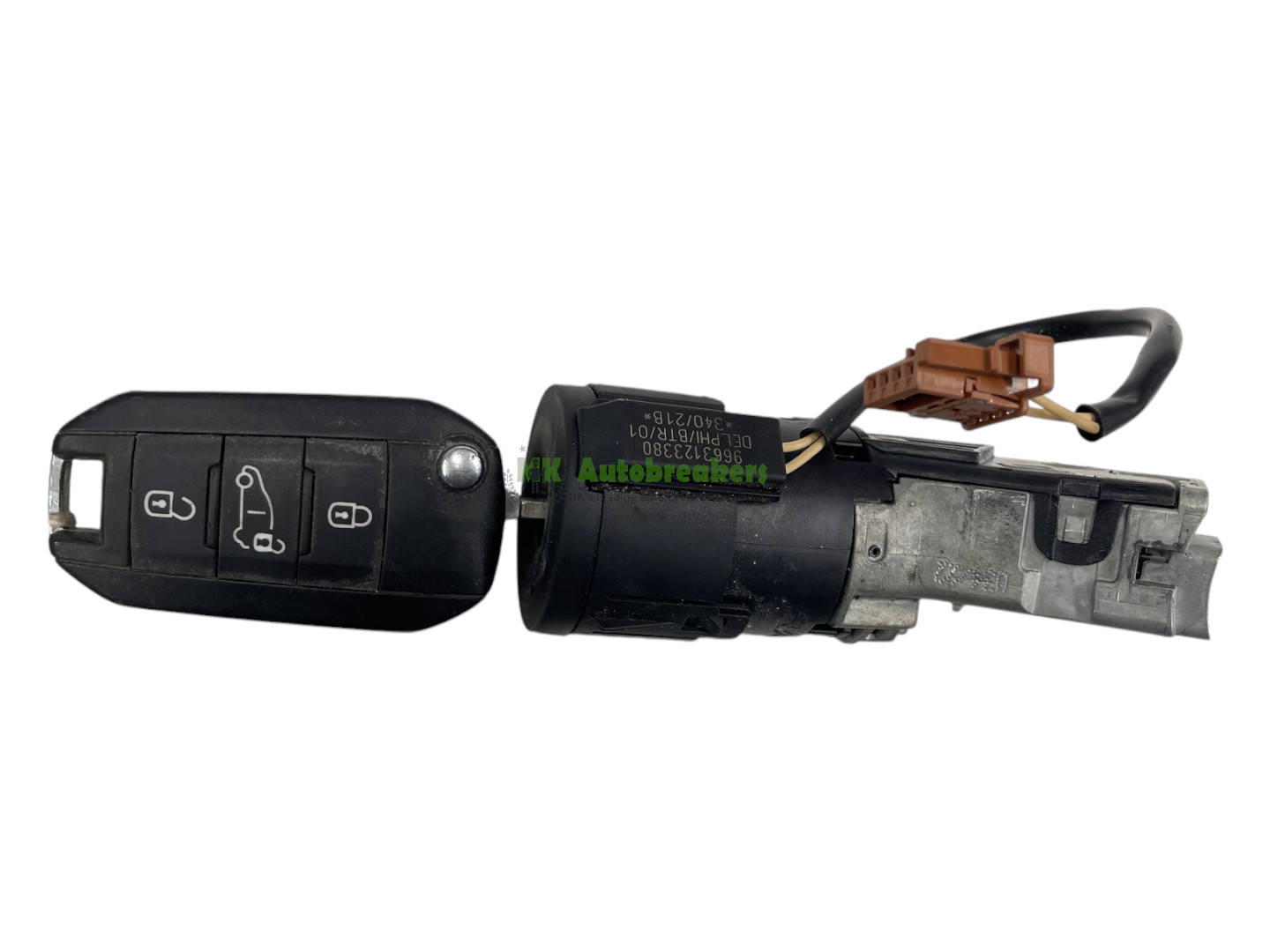 Citroen Berlingo Ignition Key & Barrel 1608682880 Genuine 2022