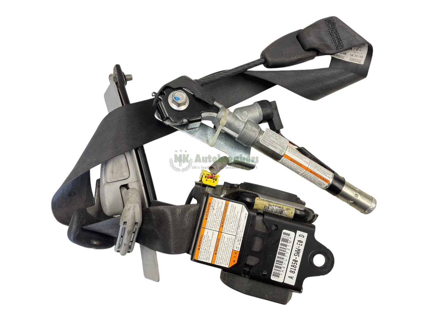 Honda CRV Seatbelt 81850-SWW-E0 Front Left Genuine 2010