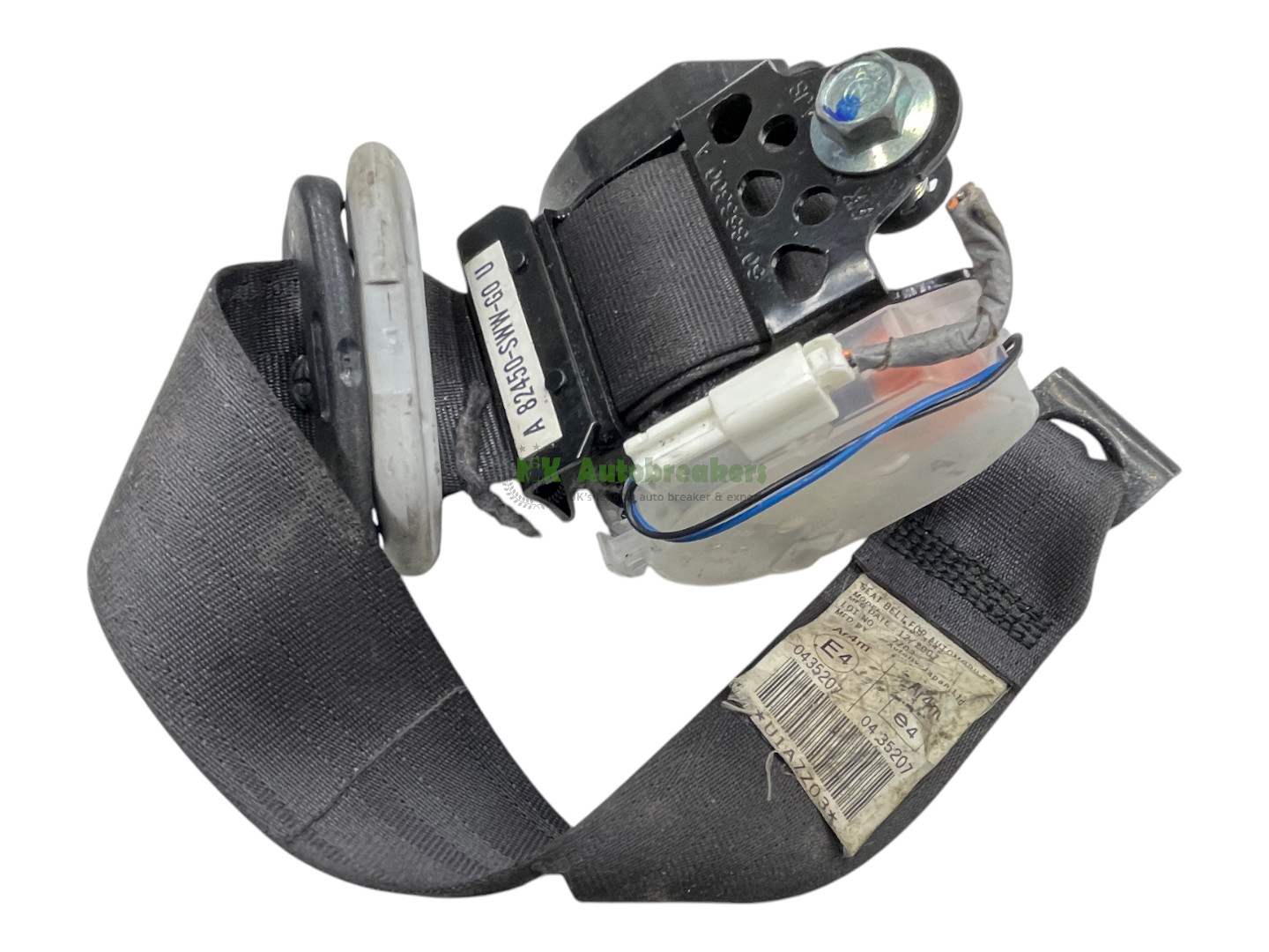 Honda CRV Seatbelt 82450-SWW-G0 Rear Right Genuine 2010