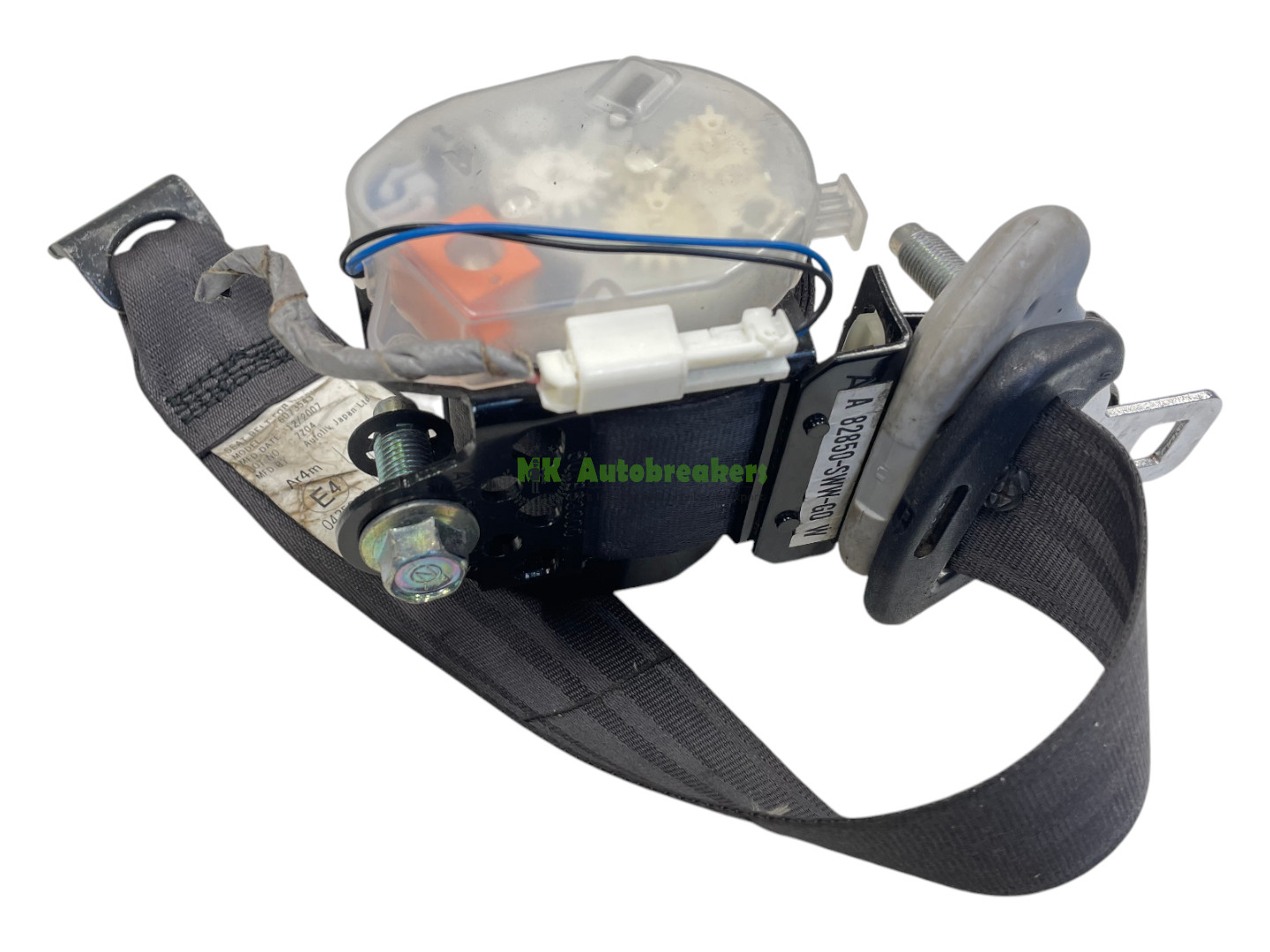 Honda CRV Seatbelt 82850-SWW-G0 Rear Left Genuine 2010