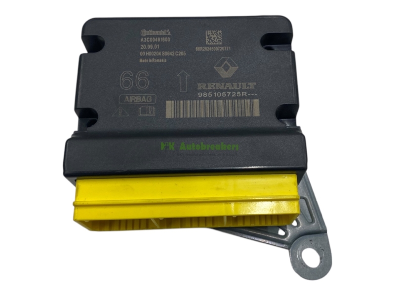 Renault Captur Airbag Control Module 985105725R ECU Genuine 2021