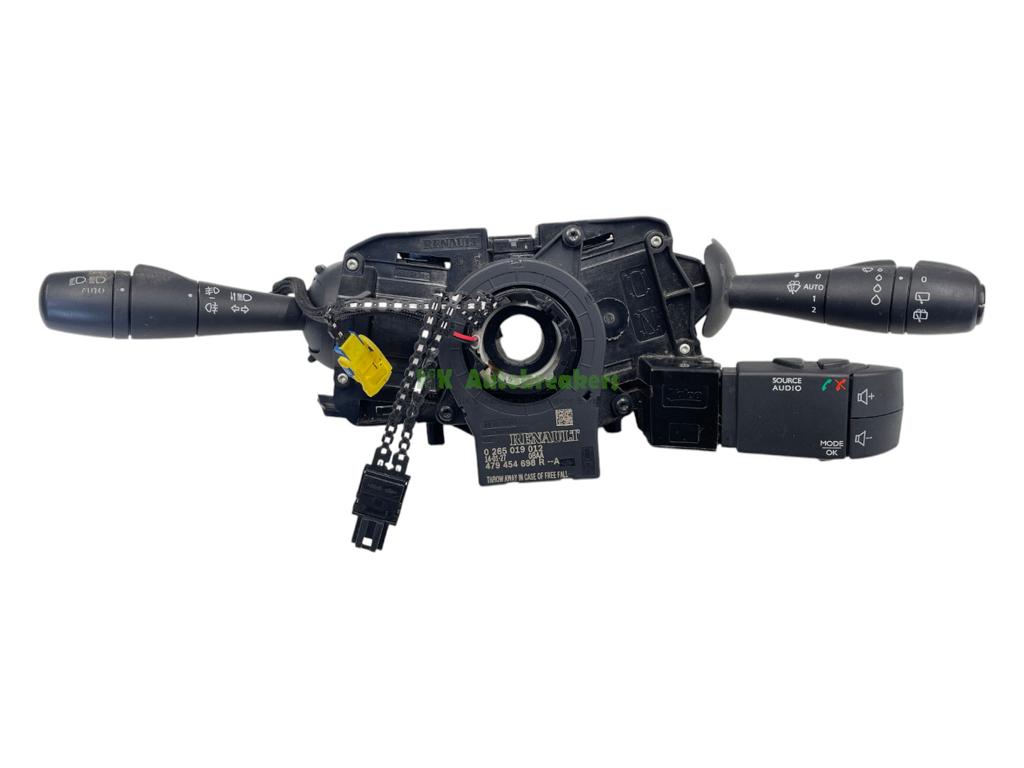 Renault Captur Wiper Indicator Combination Stalk 255675887R Genuine 2016