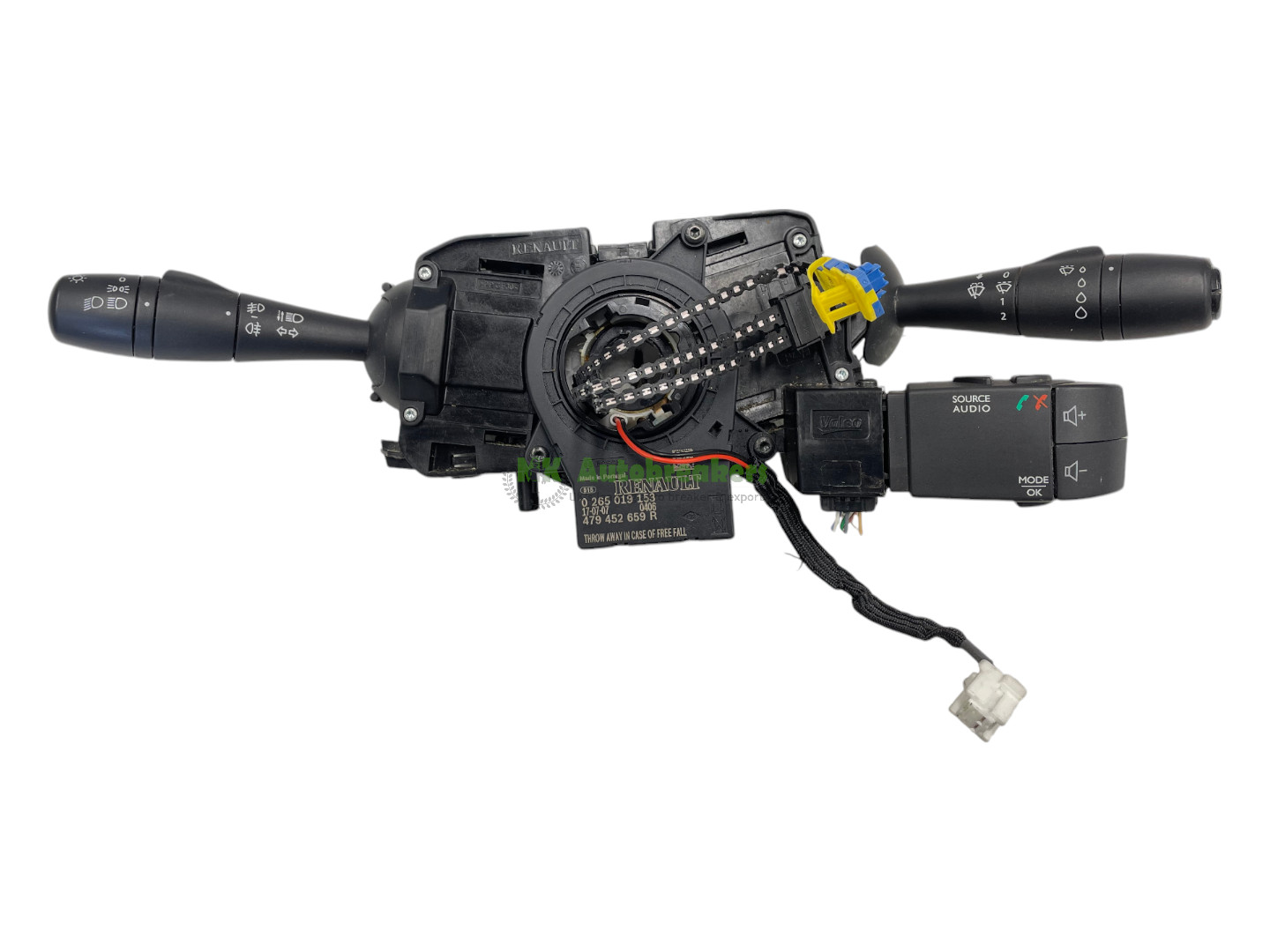 Vauxhall Vivaro Wiper Squib Combination Stalk 93868051 Genuine 2016