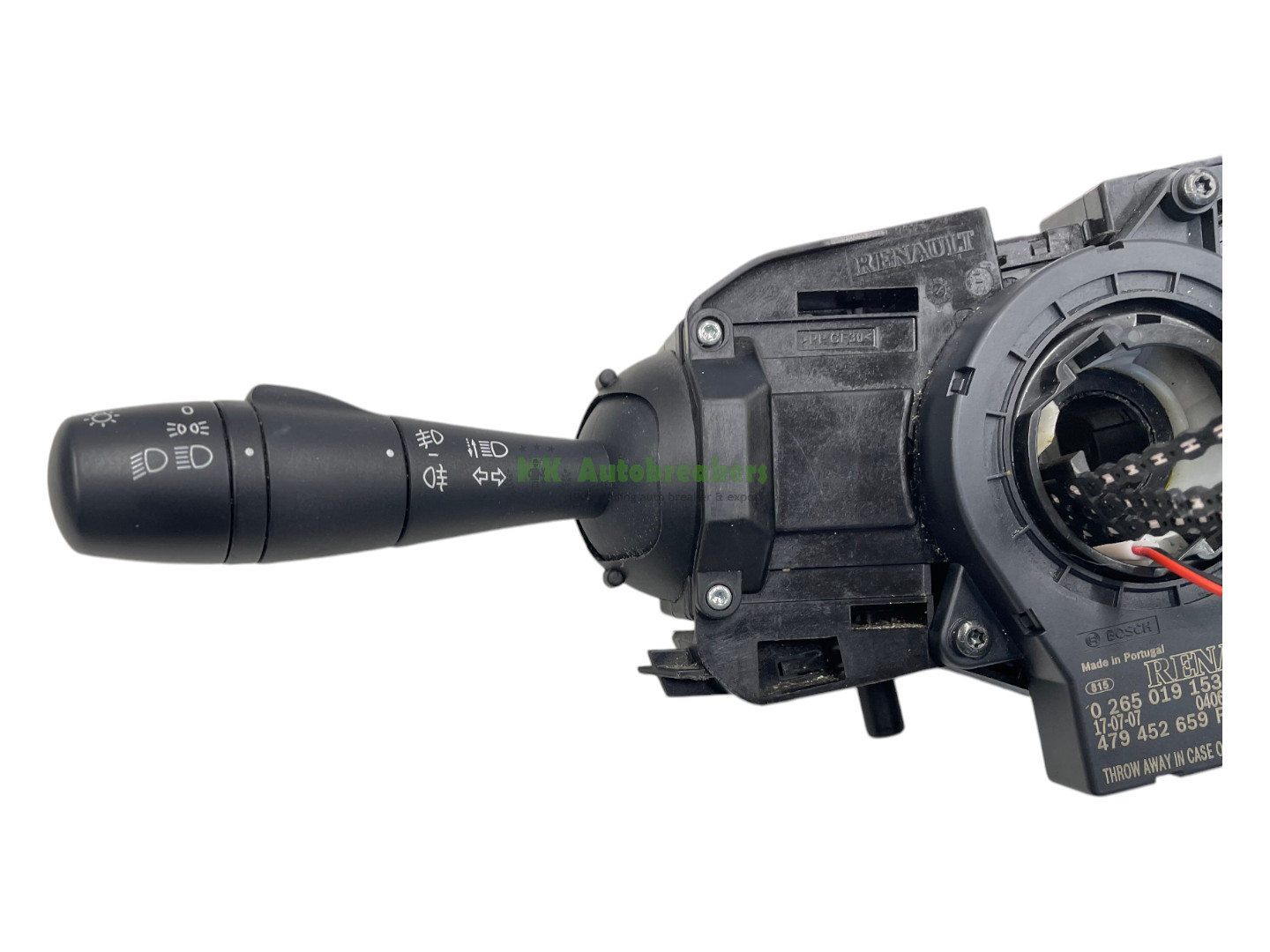 Vauxhall Vivaro Wiper Squib Combination Stalk 93868051 Genuine 2016