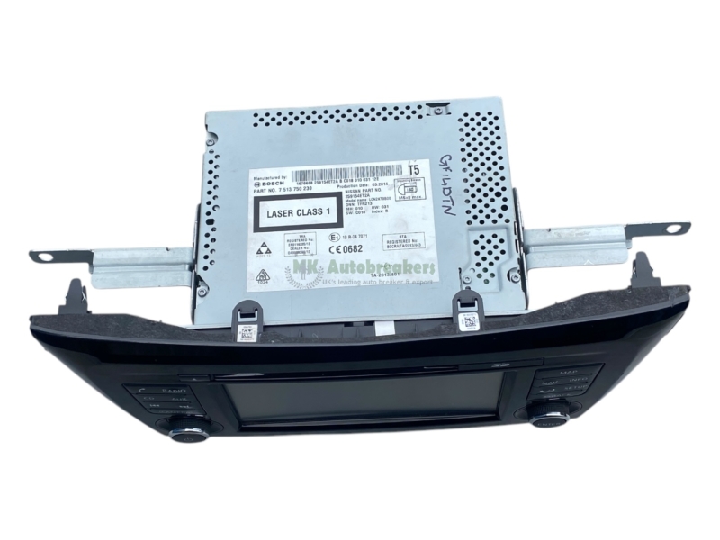 Nissan Qashqai Radio Head Unit Multimedia 259154ET2A Genuine 2016