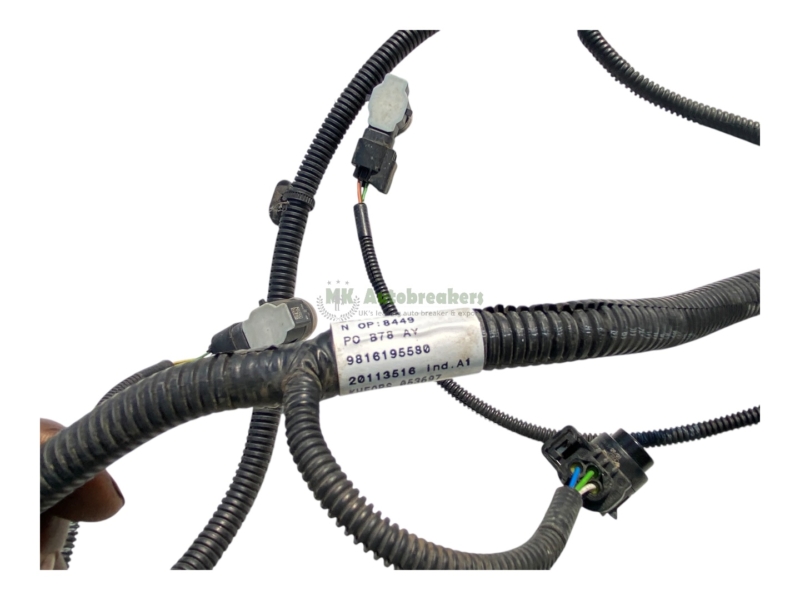 Citroen C4 Picasso Parking Sensor Wiring Loom 9816195580 Front Genuine 2017