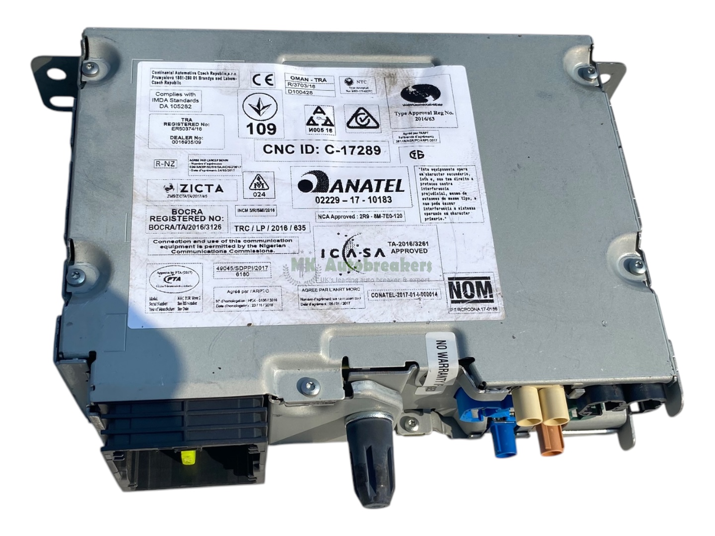 Citroen Grand C4 Picasso Radio Multimedia Head Unit 9820469280 Genuine 2017