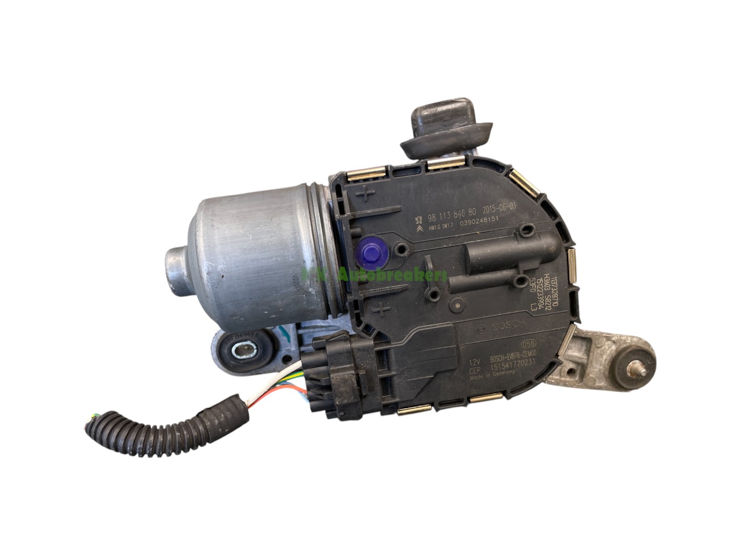 Citroen C4 Grand Picasso Wiper Motor 9811384780 Left Genuine 2015