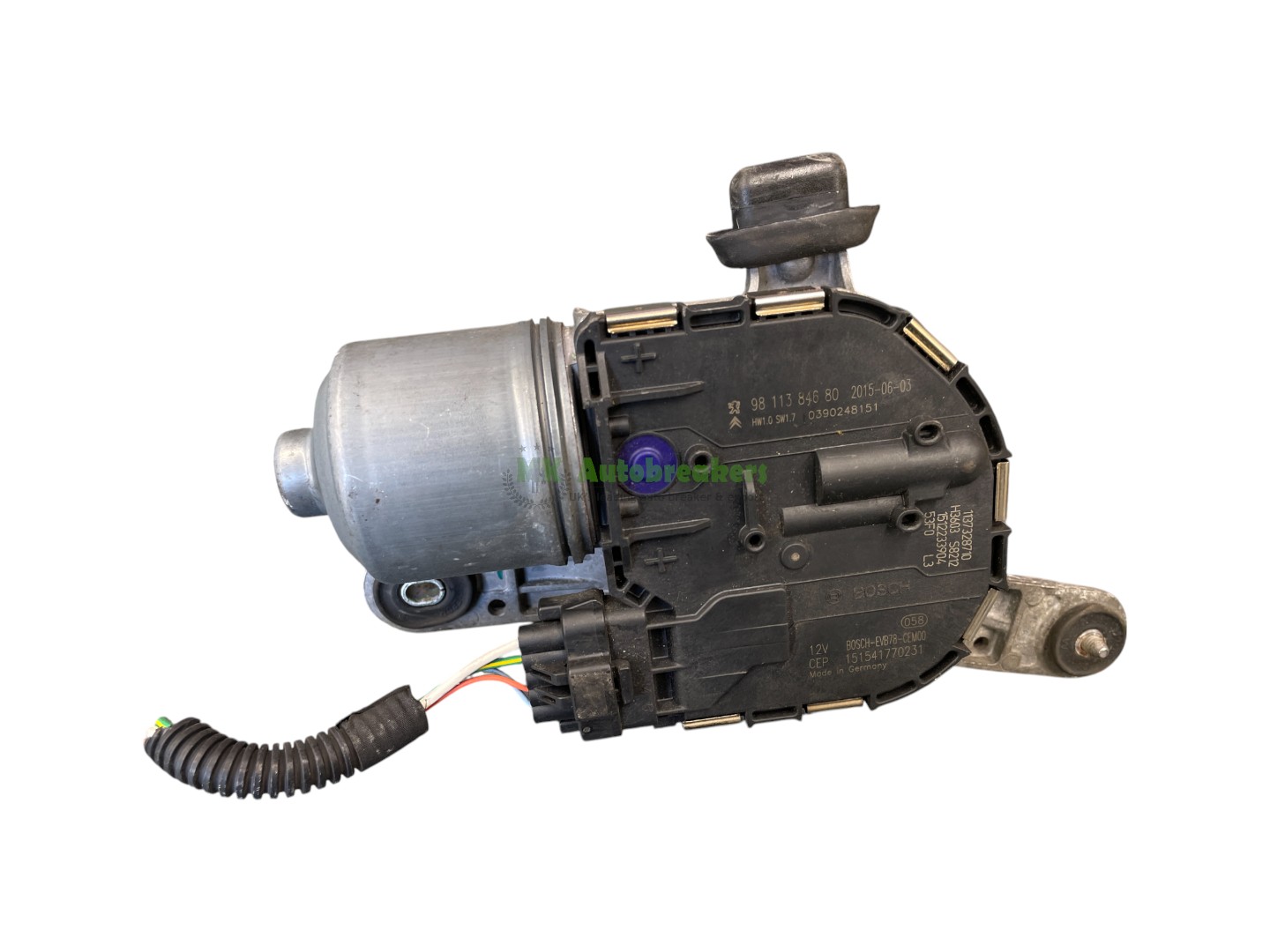 Citroen C4 Grand Picasso Wiper Motor 9811384780 Left Genuine 2015