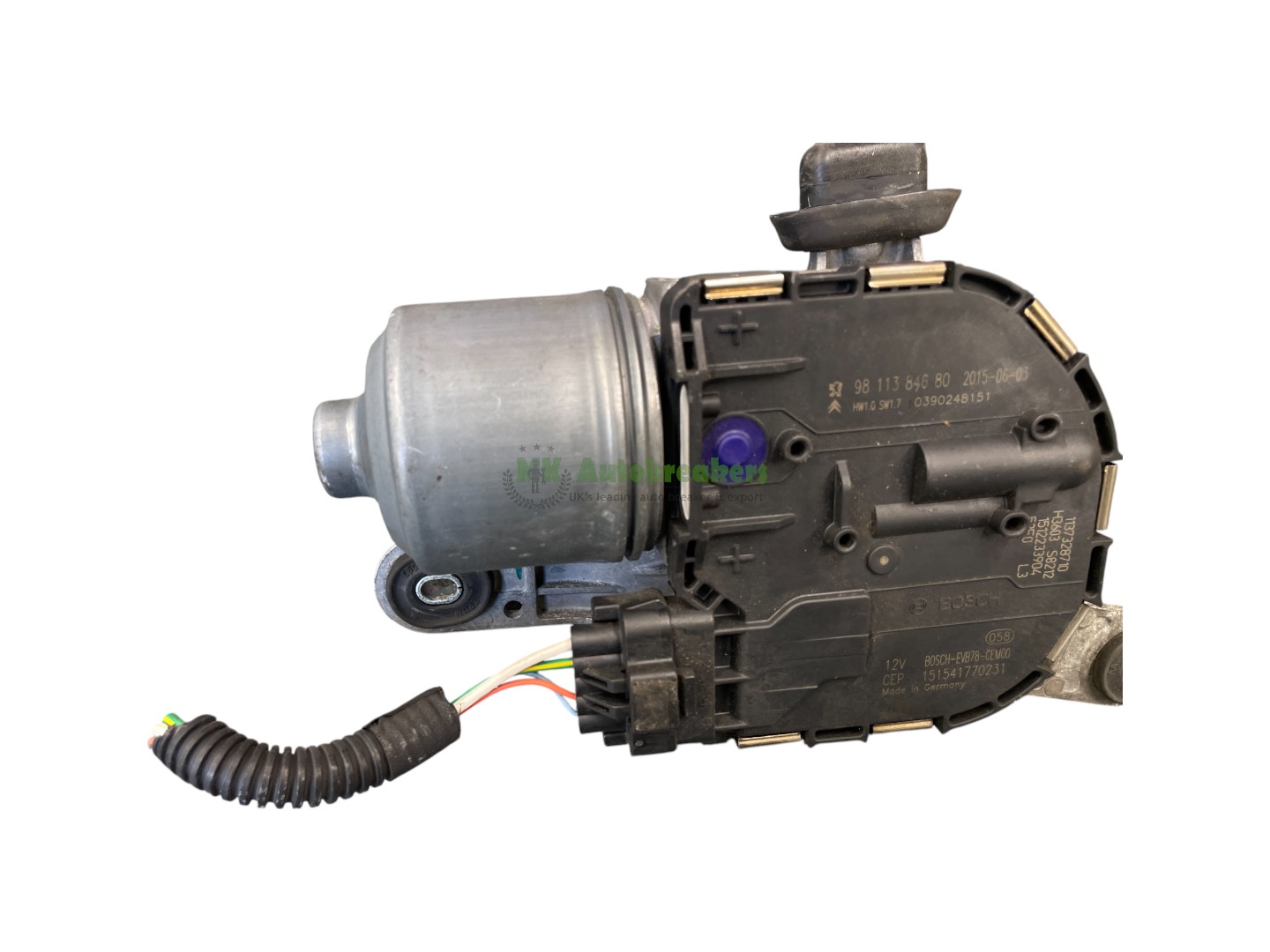 Citroen C4 Grand Picasso Wiper Motor 9811384780 Left Genuine 2015