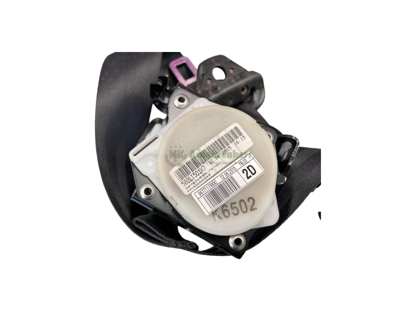 Citroen Grand C4 Picasso Seat Belt 96771179XX Rear Right Genuine 2015