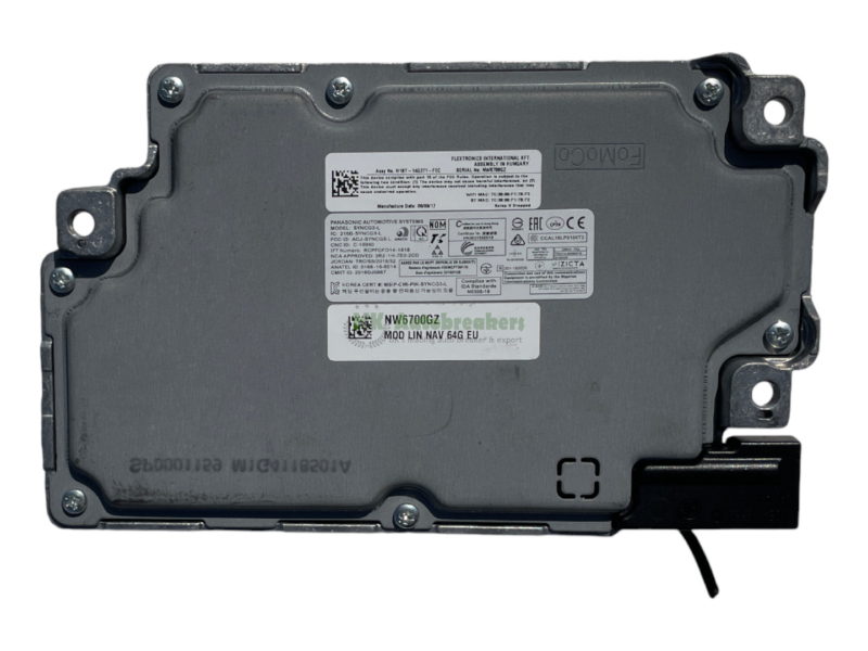 Ford Fiesta Sat Nav Control Module H1BT14G371FEC Genuine 2017