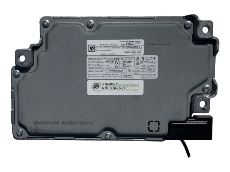 Ford Fiesta Sat Nav Control Module H1BT14G371FEC Genuine 2017