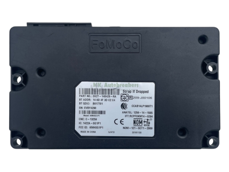 Ford Transit Bluetooth Control Module EK2T-14B428-RA Genuine 2018
