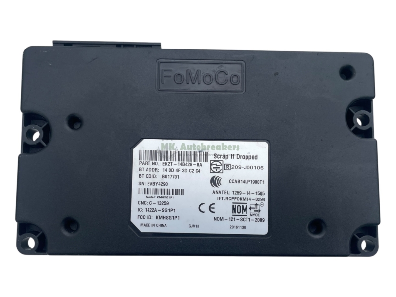 Ford Transit Bluetooth Control Module EK2T-14B428-RA Genuine 2018
