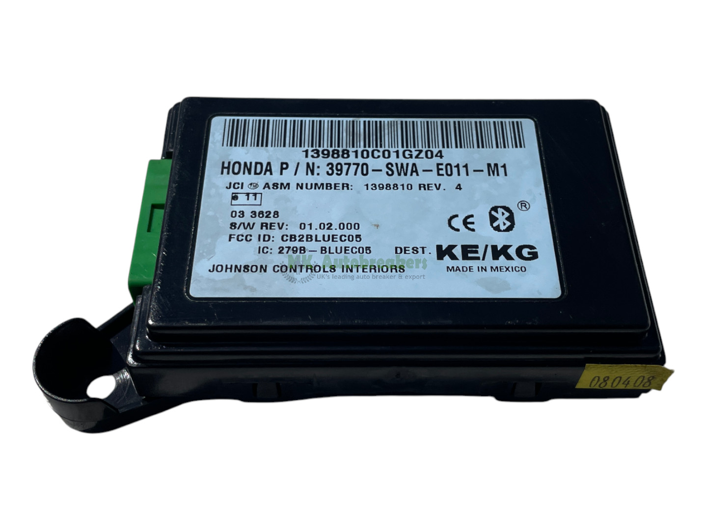 Honda CRV Bluetooth Module 39770SWAE011M1 Genuine 2010