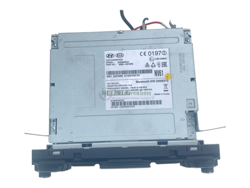 Kia Ceed Stereo SAT NAV Head Unit 96560-A2610WK Genuine 2015