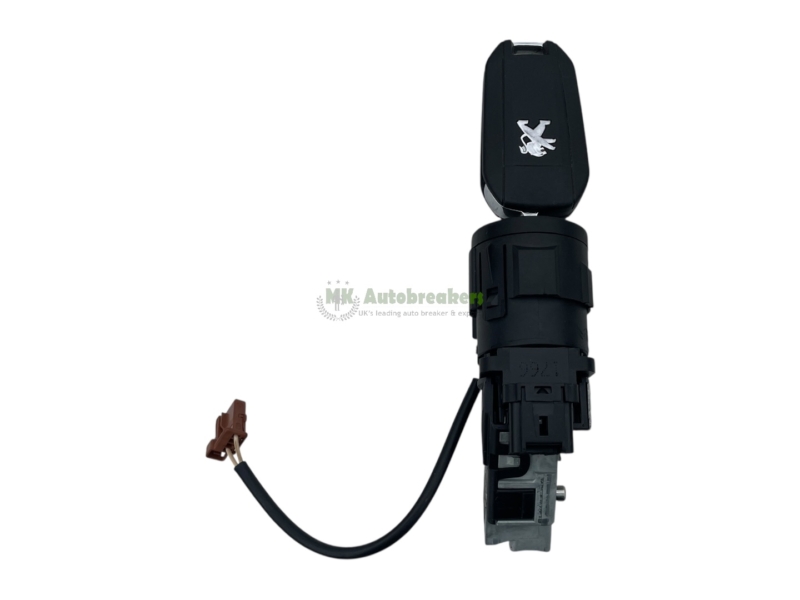 Peugeot 2008 Ignition Barrel & Key 9663123380 Genuine 2016