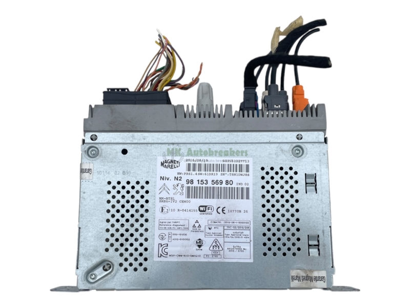 Peugeot 2008 Radio Stereo Head Unit 9815356980 Genuine 2016