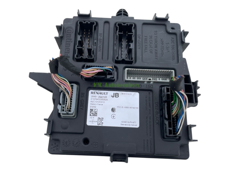 Renault Captur Body Control Module 284B13925R Genuine 2021