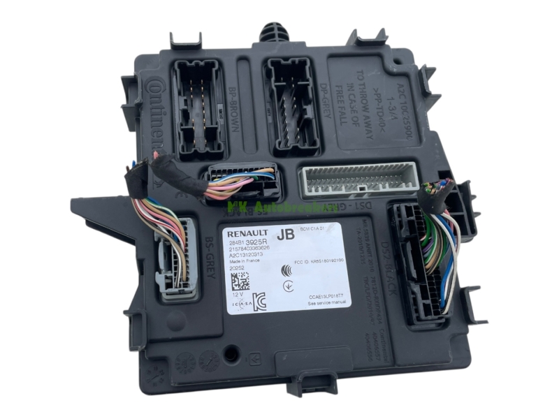 Renault Captur Body Control Module 284B13925R Genuine 2021