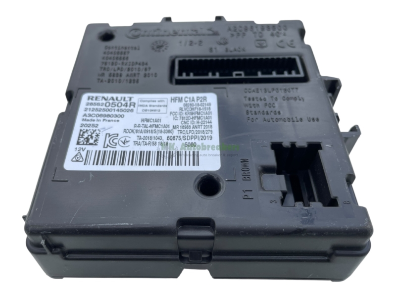 Renault Captur Control Module ECU 285S20504R Genuine 2021