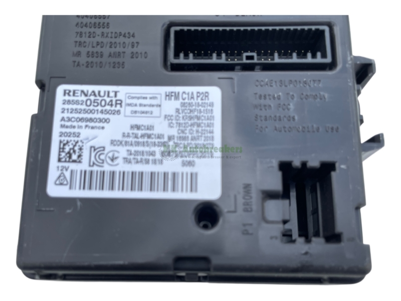 Renault Captur Control Module ECU 285S20504R Genuine 2021
